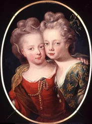 Double Portrait of Isabella Charlotte and Sophia Hedwig as Children