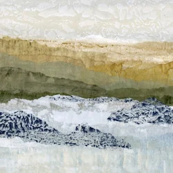 Abstract Mountain Layers