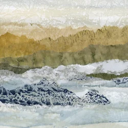 Abstract Mountain Layers