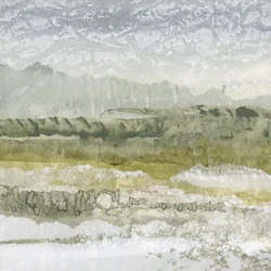 Misty Green Landscape