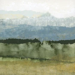Misty Green Landscape