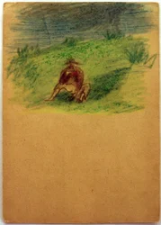 Untitled (Man Sitting on Grass)