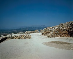 Megaron of the Royal Palace: Site of the Ancient Town of Mycenae