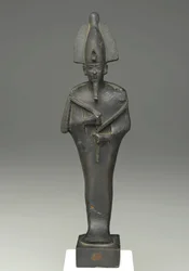 Standing mummiform figure of Osiris, 664-332 BC