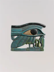 Wedjat eye amulet