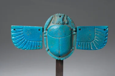 Winged scarab