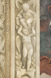 Putti, Decorations Around the Windows