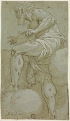 Standing Prophet Holding a Book