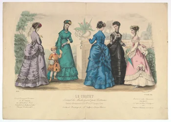 Le Coquet, No. 22, from Journal des Modes Spécial pour Couturières, July 1, 1869