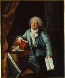 Portrait of Mirabeau in his office