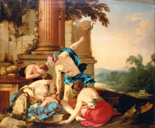 Mercury Entrusts Bacchus to the Care of the Nymphs