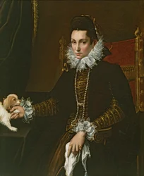 Portrait of Ginevra Aldrovandi Hercolani as a Widow, late 1590s