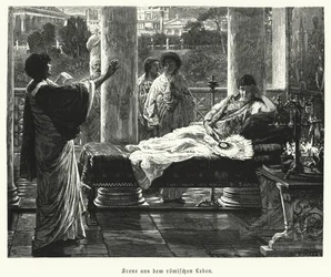 Scene from life in ancient Rome