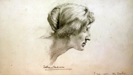 Portrait Study of Miss Barber