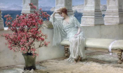 Her eyes are with her thoughts and they are far away, 1897