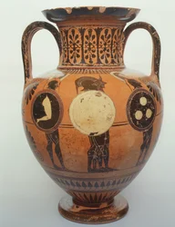 Black-figure amphora, 515-490 BC