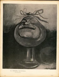 The Butter Plate, number 127, Satirical in Colors