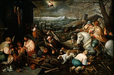 January from the Series The Seasons, late 16th or early 17th century