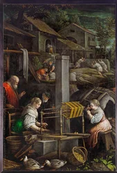 July (Spinning and Weaving)