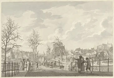 Ruins on the Rapenburg in Leiden, After the Gunpowder Disaster of January 12, 1807