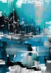 Abstract Cityscape Reflection
