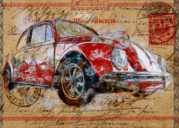 Classic Beetle Postcard