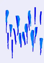 Fluid Blue Shapes
