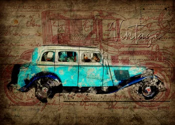 Rustic Vintage Car