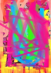 Vibrant Geometric Abstract