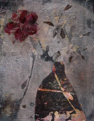 Moody Red Flowers
