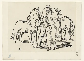 Man with Three Horses