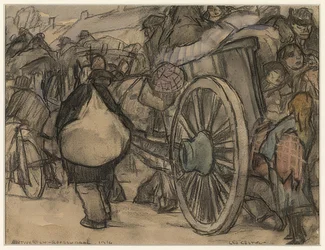 Refugees on the Way from Amsterdam to Roosendaal