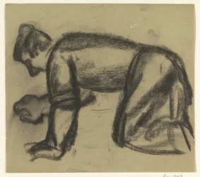 Man on Hands and Knees