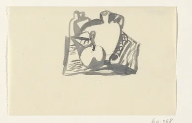 Still Life with Apple and a Jug