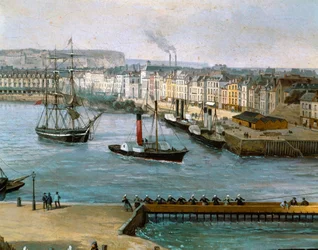 View of the Port of Dieppe