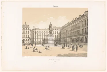 View of the Cours Cambronne in Nantes (Contemporary France)