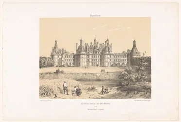 View of the Château de Chambord on the Loire (Contemporary France)