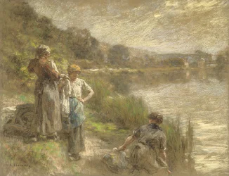 Harvester Drinking from a Flask, or Thirst