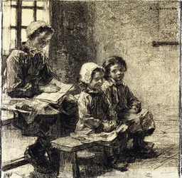 Little Girls at the School of Mont-Saint-Pere