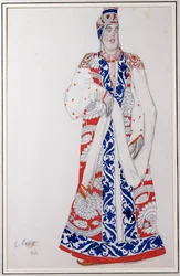 Costume design for "Moskwa", 1922