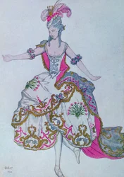 Costume design for The Fairy Carnation, from Sleeping Beauty
