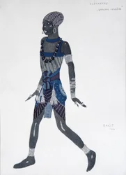 Costume design for the ballet Cleopatra