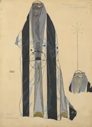 Costume design for the ballet Istar by Bohuslav Martinu, c. 1922