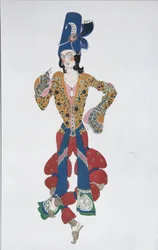Costume Design for the Ballet Sheherazade by N. Rimsky-Korsakov