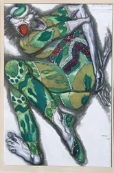 Costume design for the opera Sadko by N. Rimsky-Korsakov