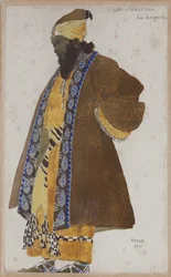 Costume Design for the Play The Martyrdom of St. Sebastian by Gabriele D