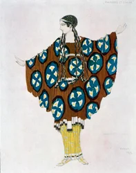 Costume for Daphnis and Chloe by Maurice Ravel