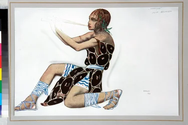 Narcissus (Costume design by Leon Bakst for the ballet "Narcissus" by Nicolas Tcherepnine)