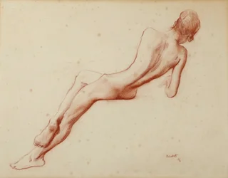 Nude Study: Ida Rubinstein, 1916