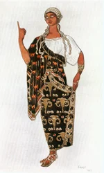 Nurse, costume sketch for Gabriele d